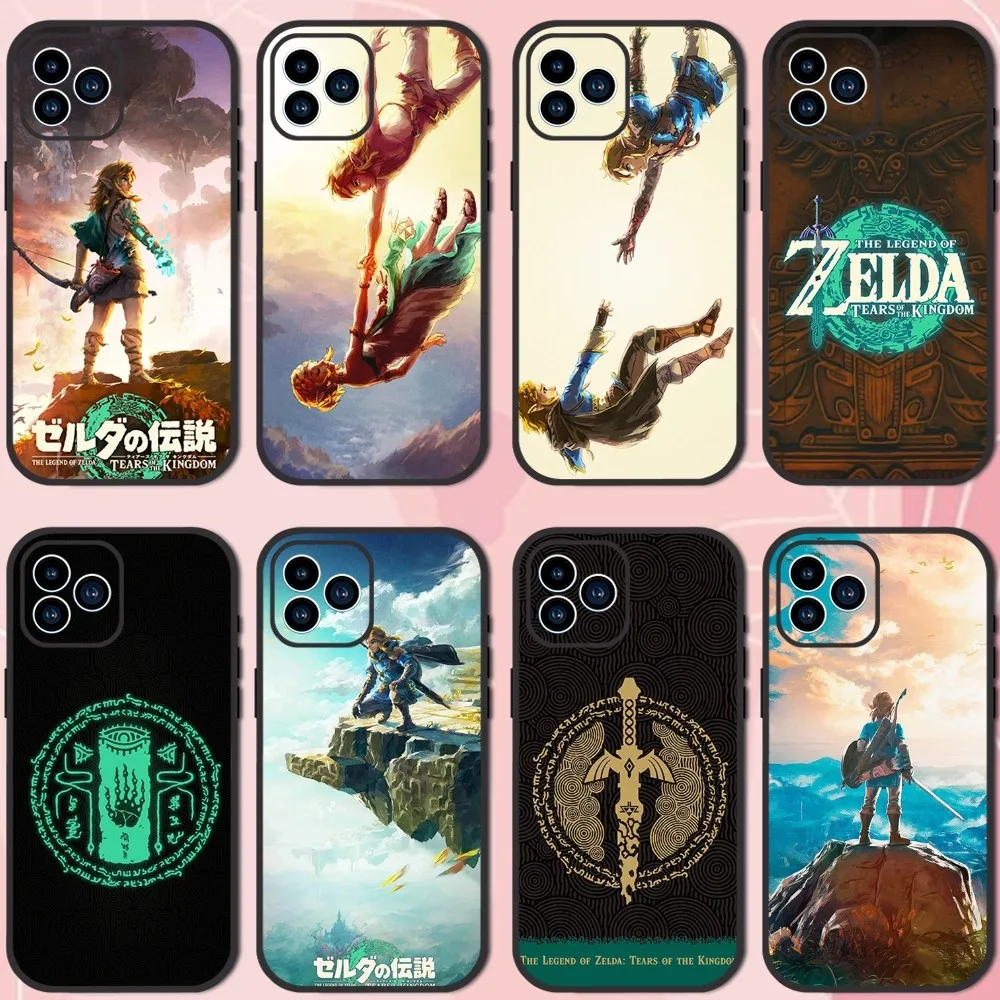 Game Z-Zelda Tears of the Kingdom Phone Case For Samsung Galaxy S10 FE S21 Ultra S22 Lite Soft Phone Shell Note 10 Back Cover