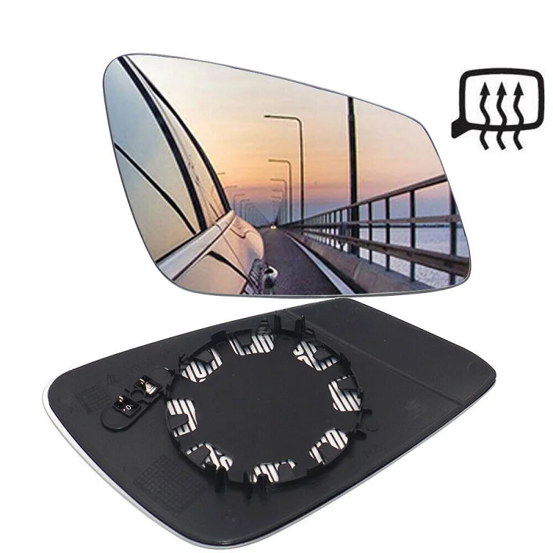 Convient pour BMW E60 F35 F18 F02 51167251584 51167251583 rétroviseur de voiture gauche/droite en verre de rétroviseur chauffant