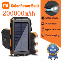 Xiaomi 200000mAh Solar Power Bank Portable Large Capacity Charger Compatible 120W Super Fast Charging For iPhone Samsun Huawei