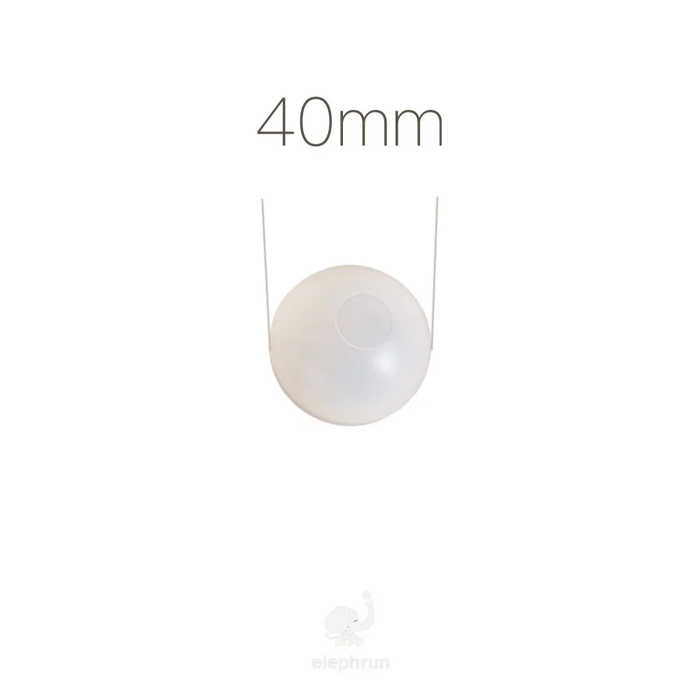 40mm Polypropylene ( PP ) Hollow Plastic Balls Precision Sphere Custom Made