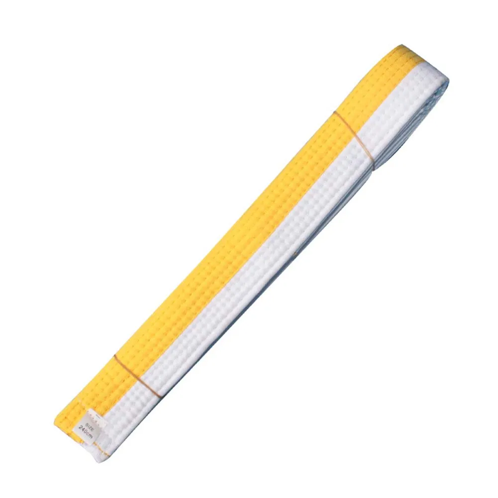 280 cm color belt for For Karate judo taekwondo cotton polyester double sewn edges fits For and adults uniforms