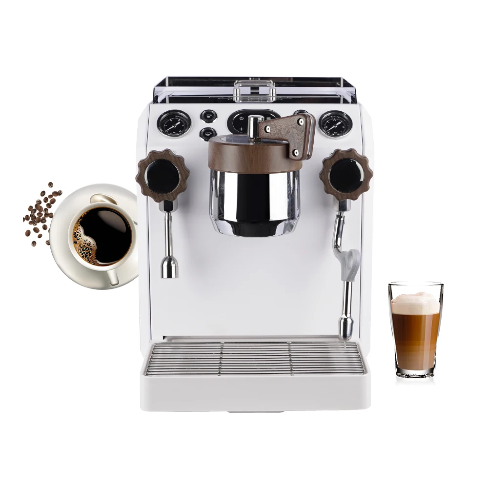 

Кофемашина для эспрессо с бесступенчатой регулировкой давления, мгновенным нагревом и автоматической подачей воды для дома, офиса, отеля