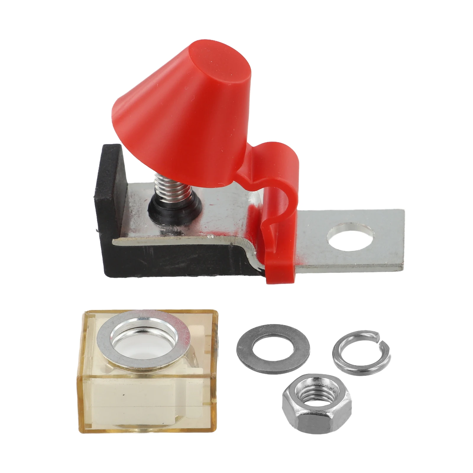 Car Boat RV Battery Terminal Fuse Block Kit M8 Terminal Mount 58V Waterproof Fuse Holder 30A to 300A Current Capacity
