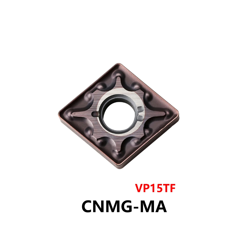 Оригинальные твердосплавные пластины CNMG120404-MA CNMG120408-MA CNMG120412-MA VP15TF CNMG 120404 MA Инструменты для токарных станков с ЧПУ CNMG1204 CNMG12