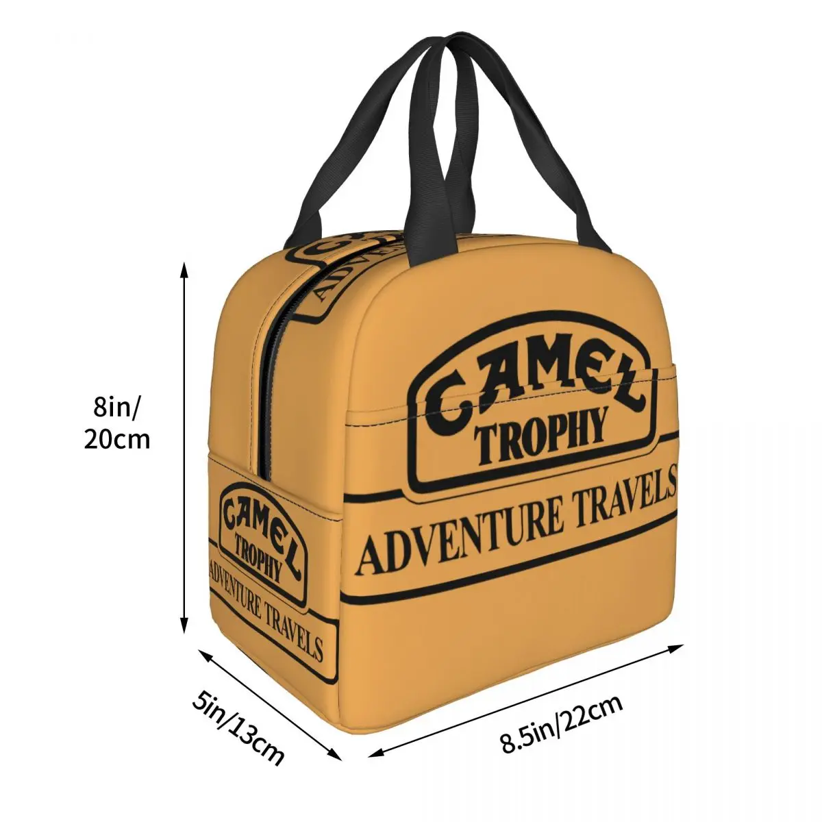 Camel Trophy Racing Insulated Lunch Bags Thermal Bag Reusable High Capacity Tote Lunch Box Food Storage Bags Beach Picnic