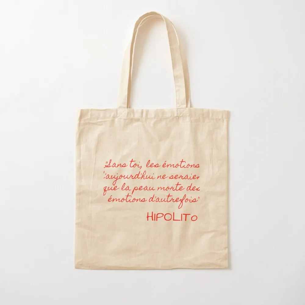 

Hipolito's Poem Amélie Poulain Tote Bag Canvas stote bag shopper bags for women Women's bag sacs de shopping Canvas Tote