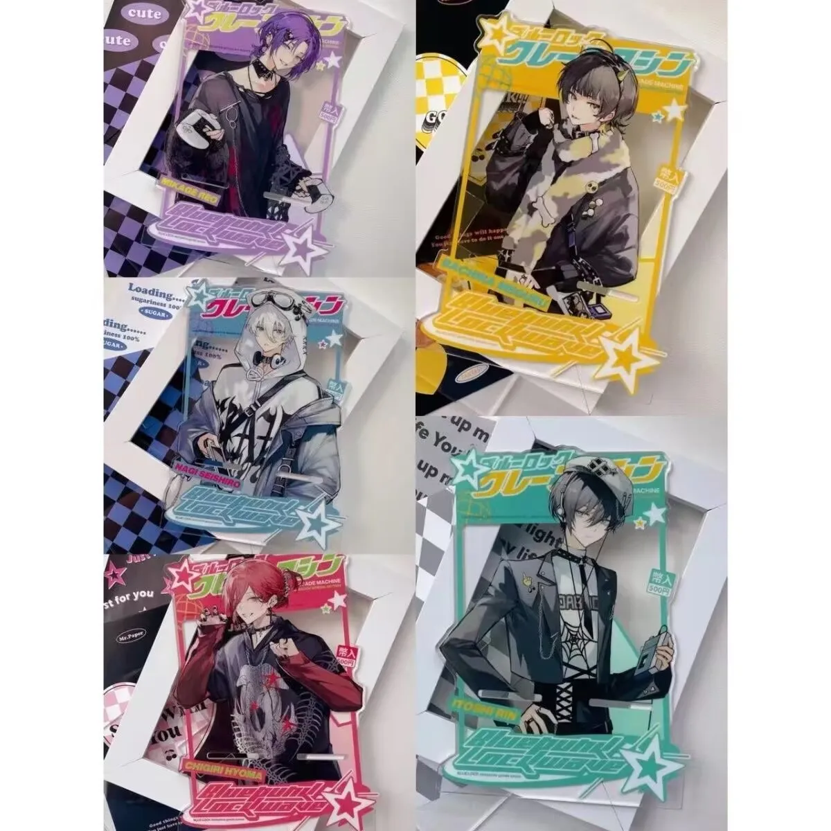 

Прозрачная карта «Blue Prison» Blue Lock, акриловая настольная серия для фотосъемки «Jieshi Yi», самодельное периферийное украшение