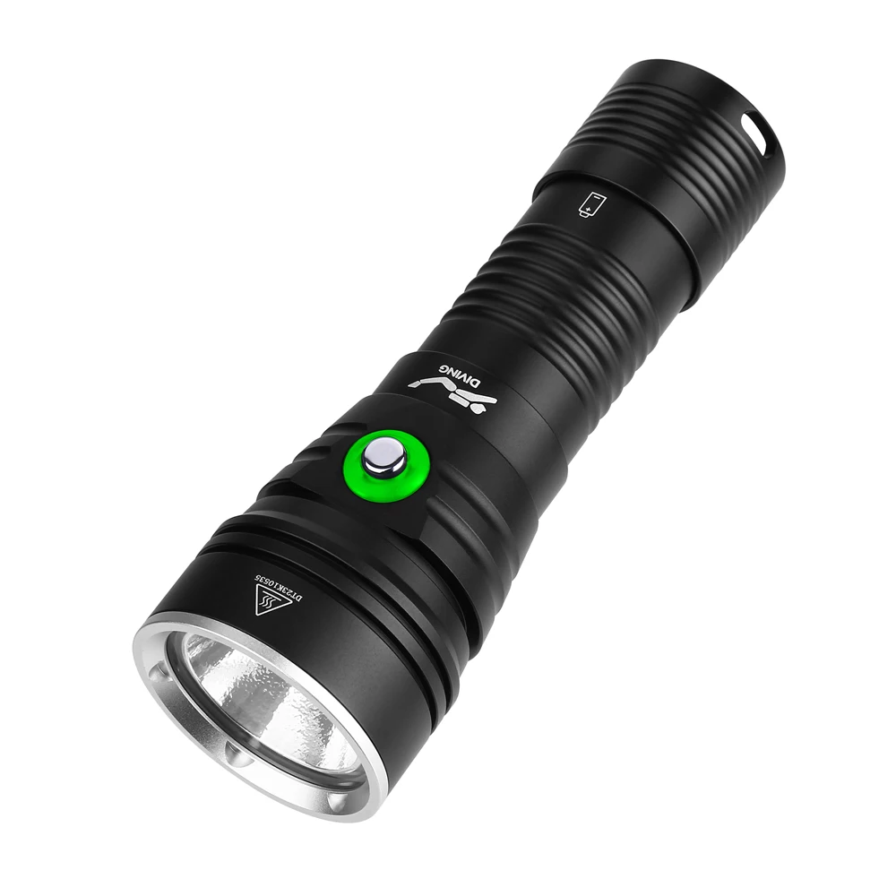 Professional Scuba Diving Light P70 Super Bright 2000lm 26650 Dive Flashlight 100m Underwater 5 mode IPX8 Waterproof Dive Light