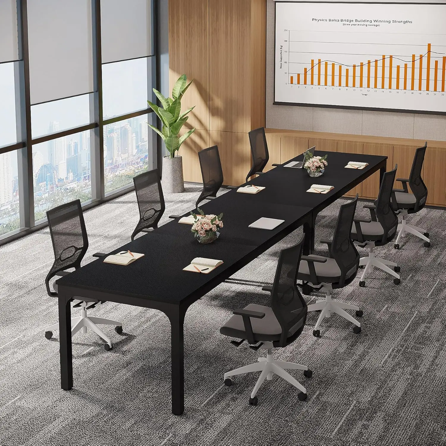 Tribesigns 13 Ft Conference Room Table, 78.74
