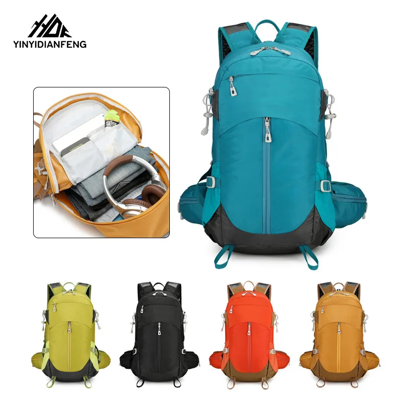 Cross-border outdoor double backpack large-capacity cycling backpack men and women backpack mountaineering bag travel bag bicycl