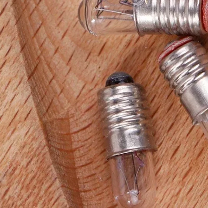 10 قطعة/الوحدة مؤشر صغير ضوء لمبة E5 المسمار الفم مصغرة ضوء المصباح الكهربي 6.3 فولت 12 فولت 24 فولت 0.1A لمبة صغيرة مصباح إشارة حبة #1