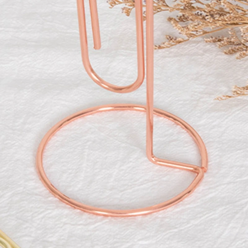 для креативного полого зажима с металлическим основанием, имя, место, держатель для карт, держатель для заметок, подставка, для