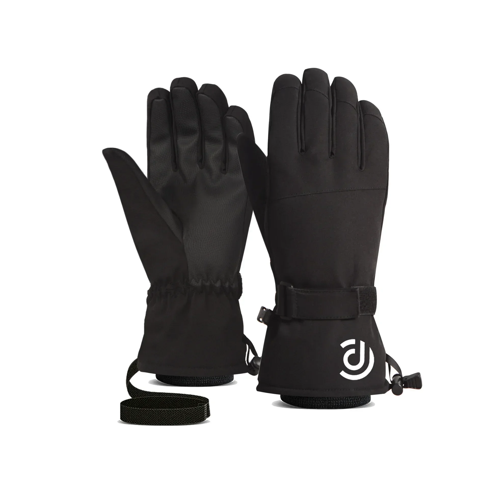 Guantes de esquí de invierno para hombres y mujeres, a prueba de viento, cálidos, impermeables, pantalla táctil, forro polar, antideslizante, Snowboard, moto de nieve, ciclismo, esquí