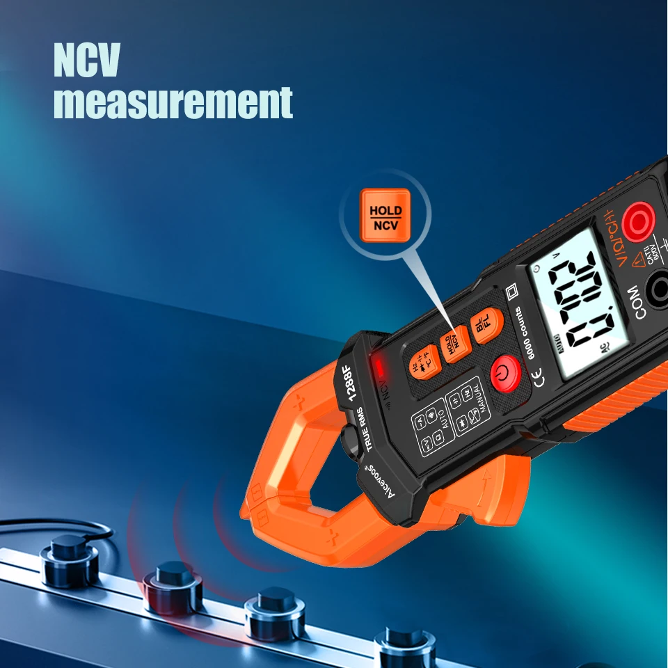 Aicevoos Smart Digital Clamp Meter AC DC Voltage Tester Auto Rang 600A Current Clamp True RMS Multimeter Ammeter Ohm Capacitance