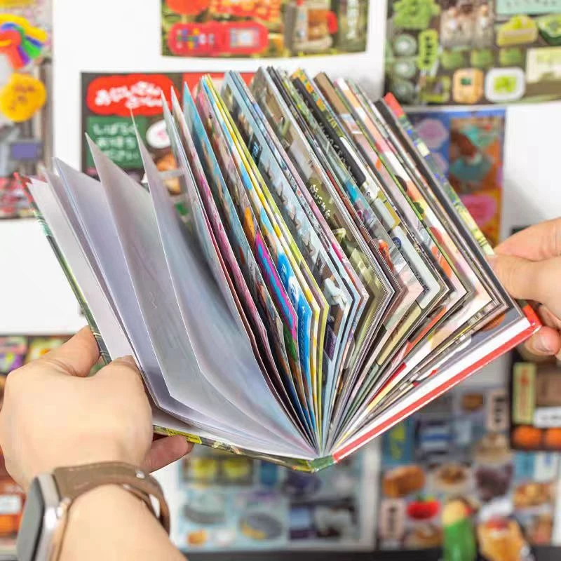 

Mini Sticker Book 800 Stickers Japanese Magazine DIY Diary Book Stickers 45 Pages Manga Stickers Set Cartoon Animal Stickers
