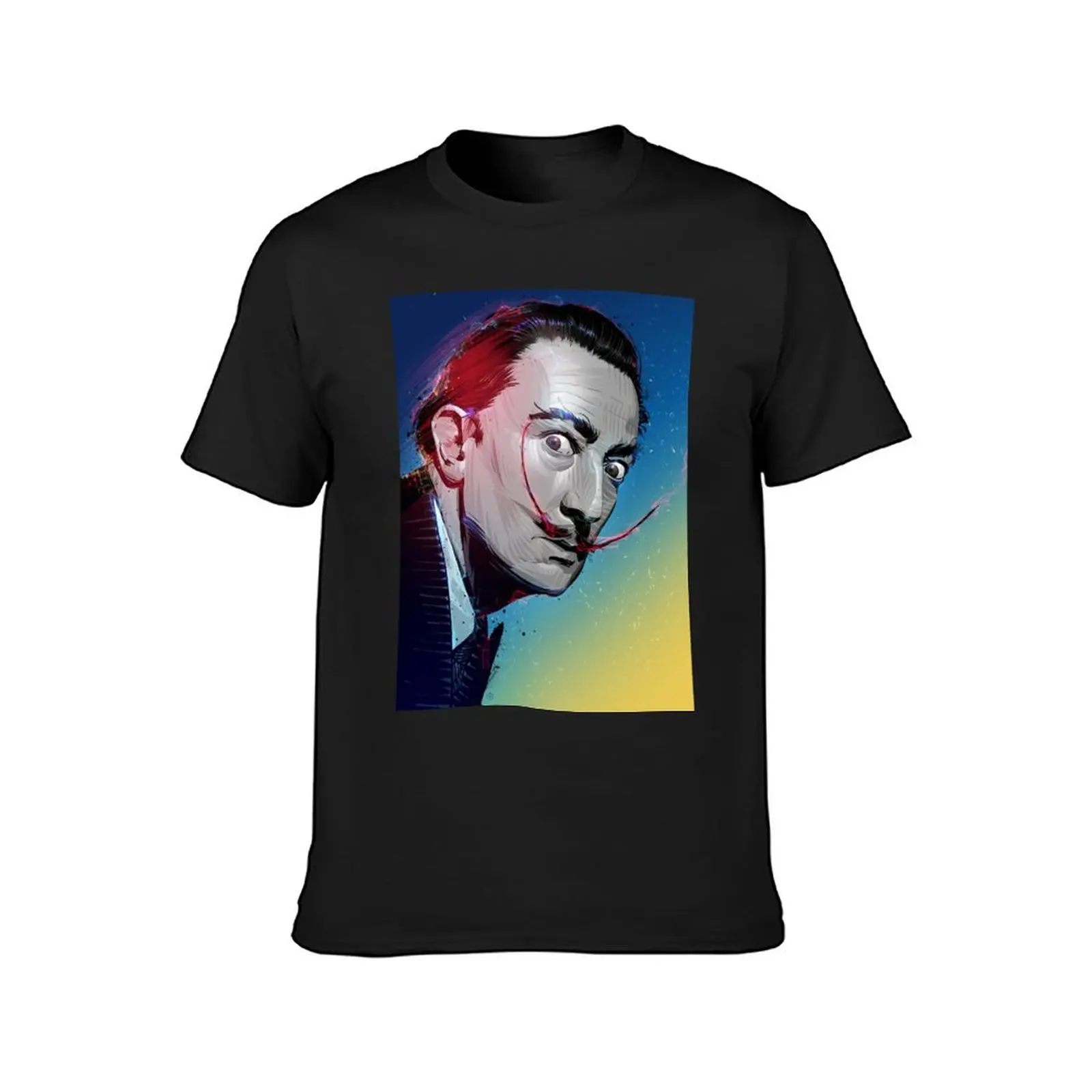 Salvador Dali T-Shirt sports fans korean fashion vintage clothes mens graphic t-shirts pack