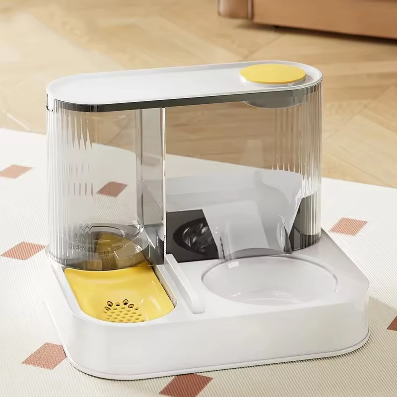 26 قطعة وعاء القط المغذية الأوتوماتيكية مع تصميم مقاوم للانسكاب مع نافورة الماء موزع أغذية الحيوانات الأليفة للكلاب القطط الصغيرة والمتوسطة والكبيرة #6