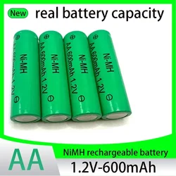 Brand New AA Battery 600 MAh Rechargeable Battery NI-MH 1.2 V AA Battery for Clocks, Mice, Computers, Toys and More