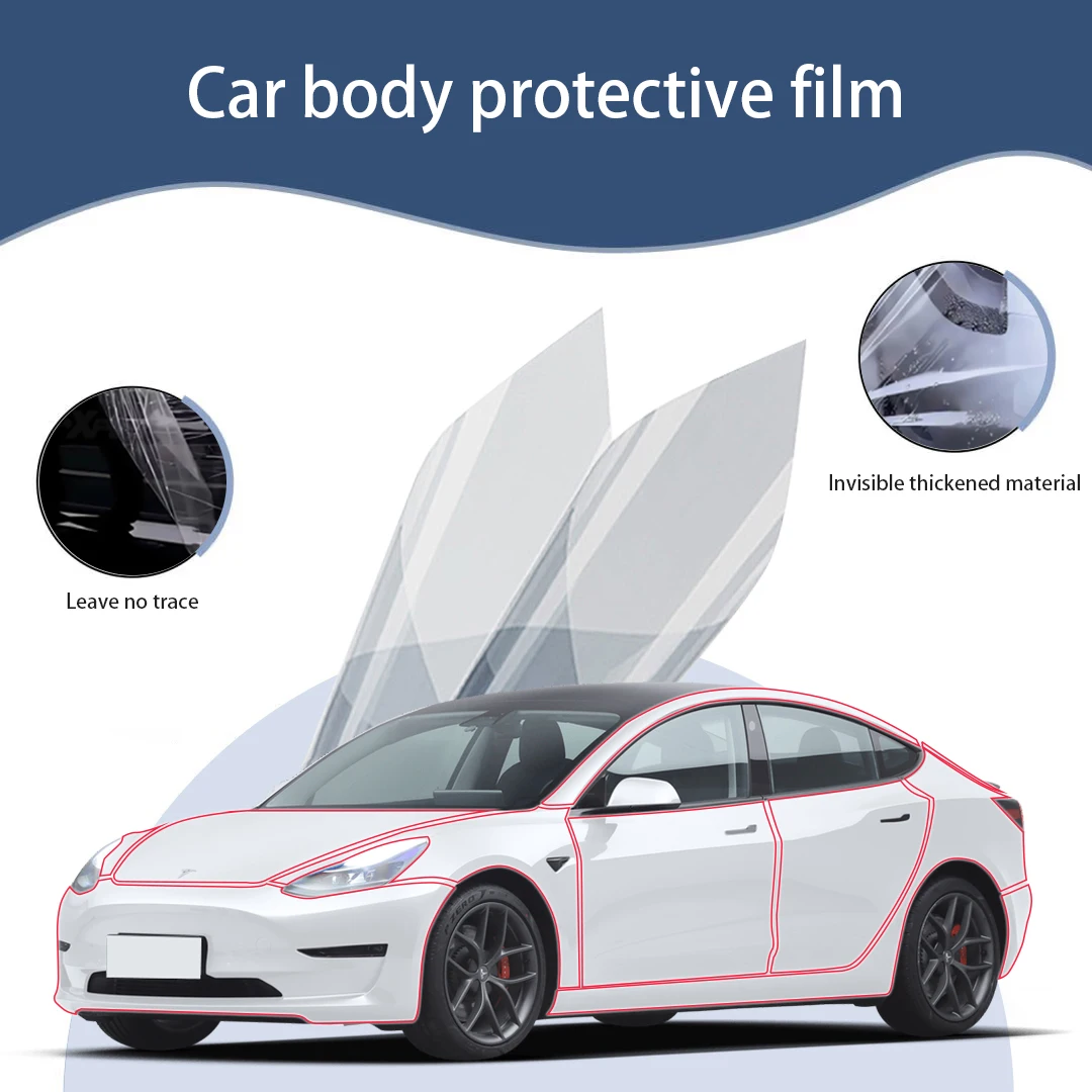 

PPF для 22 лет Model 3, защитная пленка для краски, прозрачная, устойчивая к царапинам, невидимый комплект аксессуаров из ТПУ