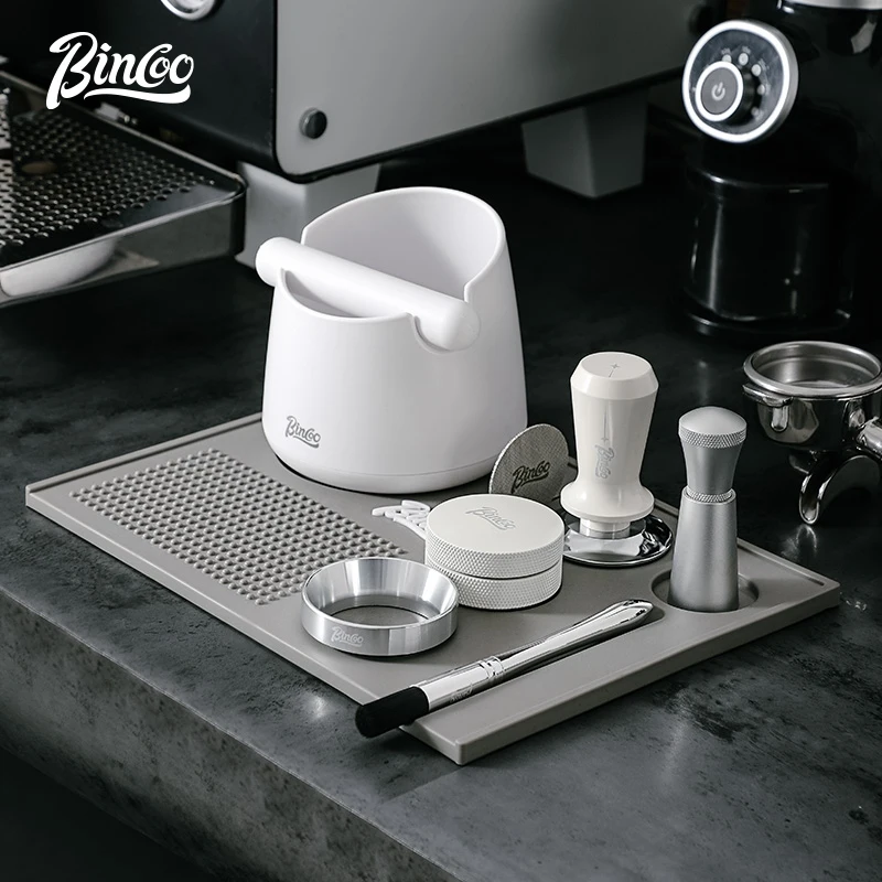 BINCOO 51MM Coffee Tamping Pad Tamper Powder Distributor Set Barista Coffee Machine Accessories Home Coffee Tools
