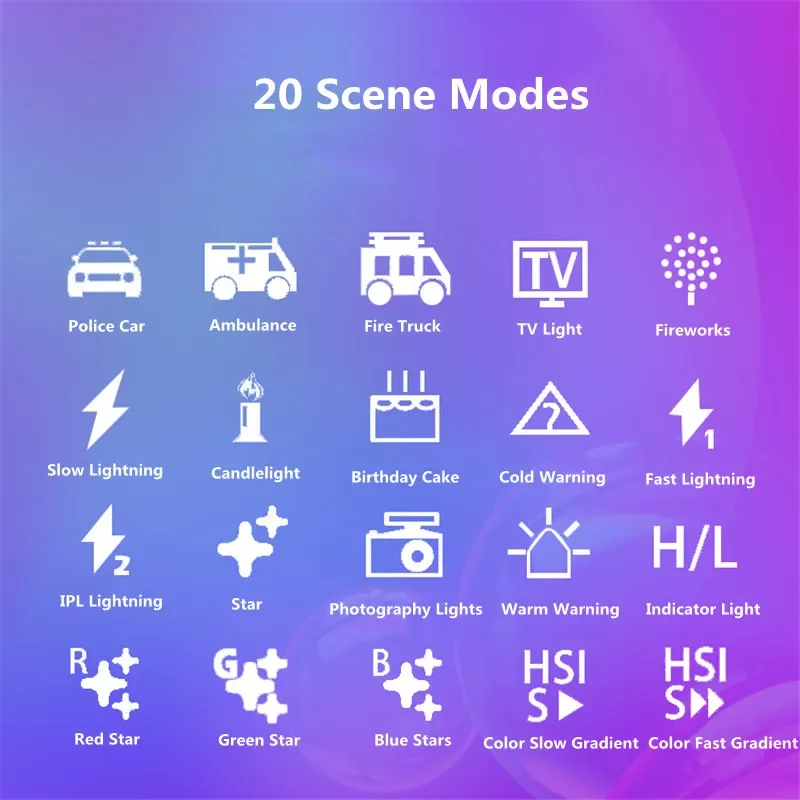 RGB الفيديو الضوئي LED ضوء الشمس قوس قزح الإسقاط التصميم المغناطيسي للتصوير الفوتوغرافي الإضاءة الذاتية استوديو الصور لايف TikTok ملء مصباح