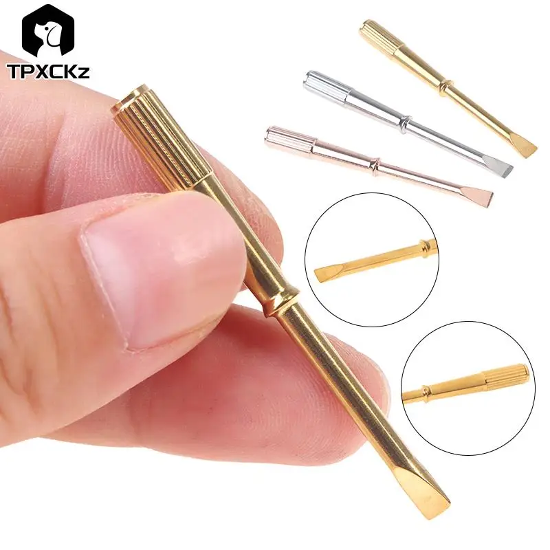 1pcs Multifunctional Tool Fashion Bracelets Screwdriver Mini Bracelet Screwdriver Set Jewelry Repair Tools Titanium Steel