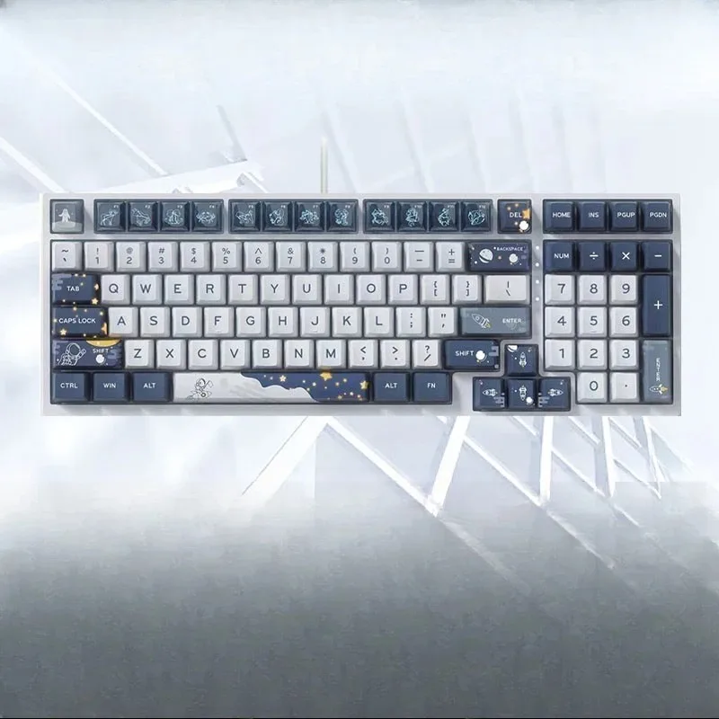 Mechanical keyboard Pluggable magnetic axis Luminescent wired weighted computer keyboard peripherals