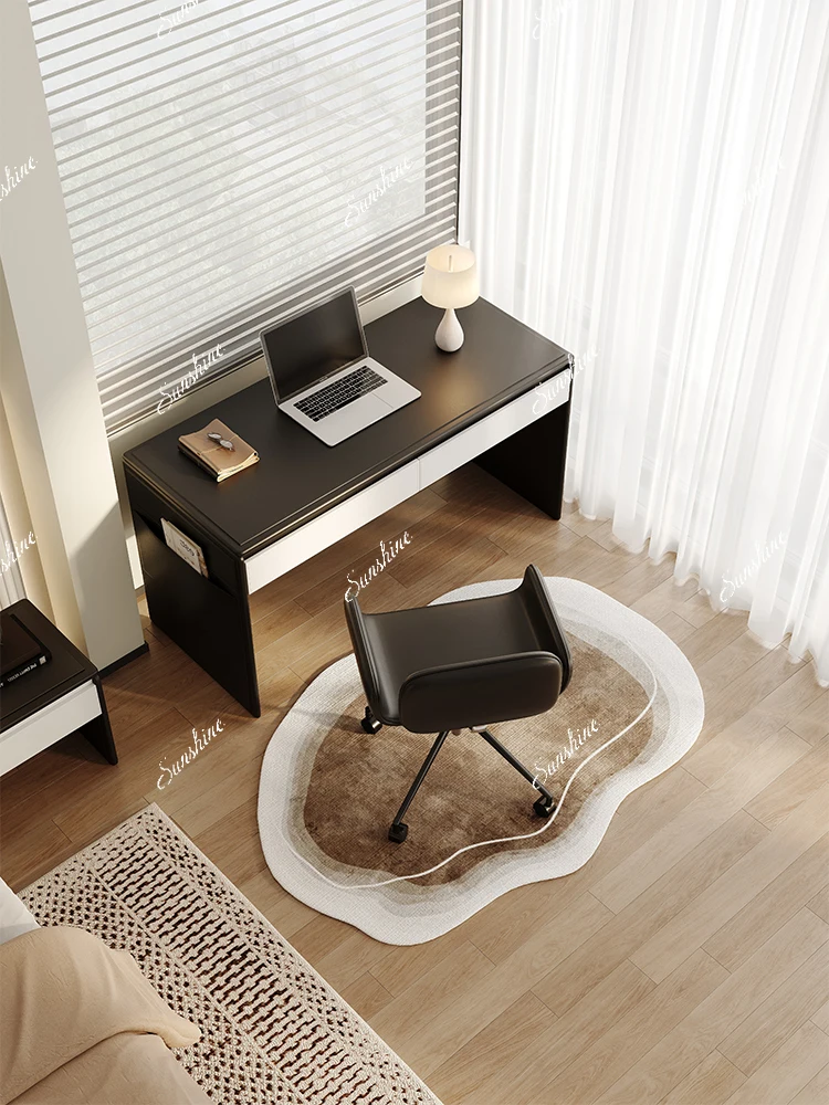 Design light luxury simple modern bedroom home bedside table student reading desk