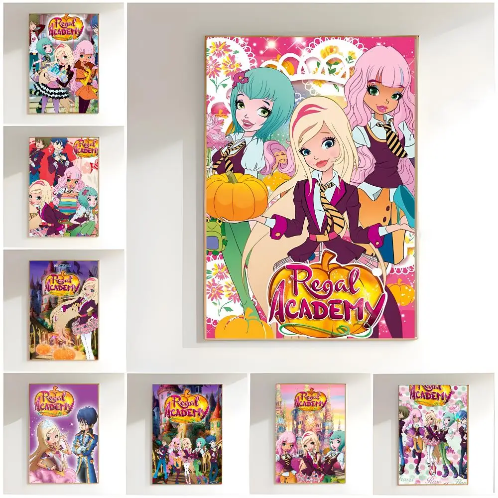 Whimsical Aristocratic R-Regal Academy Poster Classic Wall Art  Home Decor  Peel and Stick Unframed