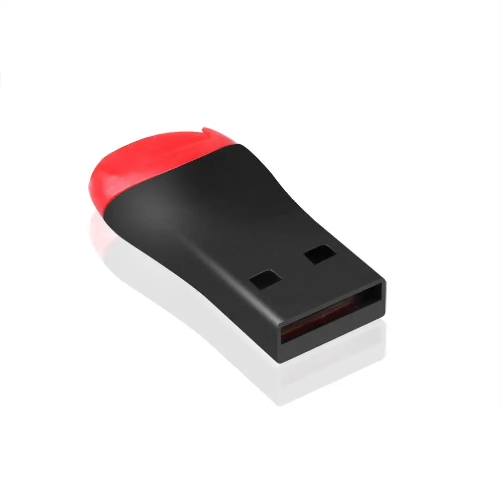 Mini USB Adapter USB 2.0 Card Reader Adapter Micro SD SDHC TF Flash Memory Card Reader For Laptop