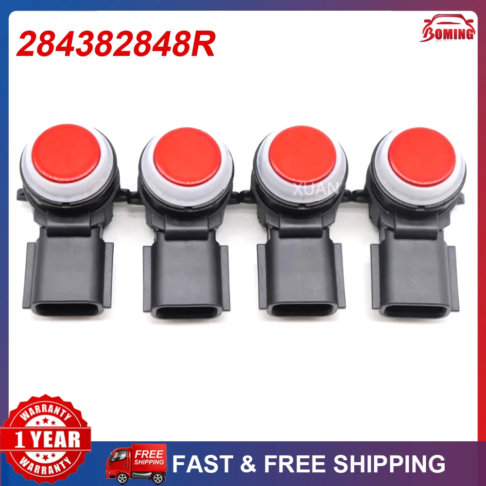 

4PCS New Car PDC Parking Sensor Bumper Reverse Assist 28438-2848R 0263023789 284382848R