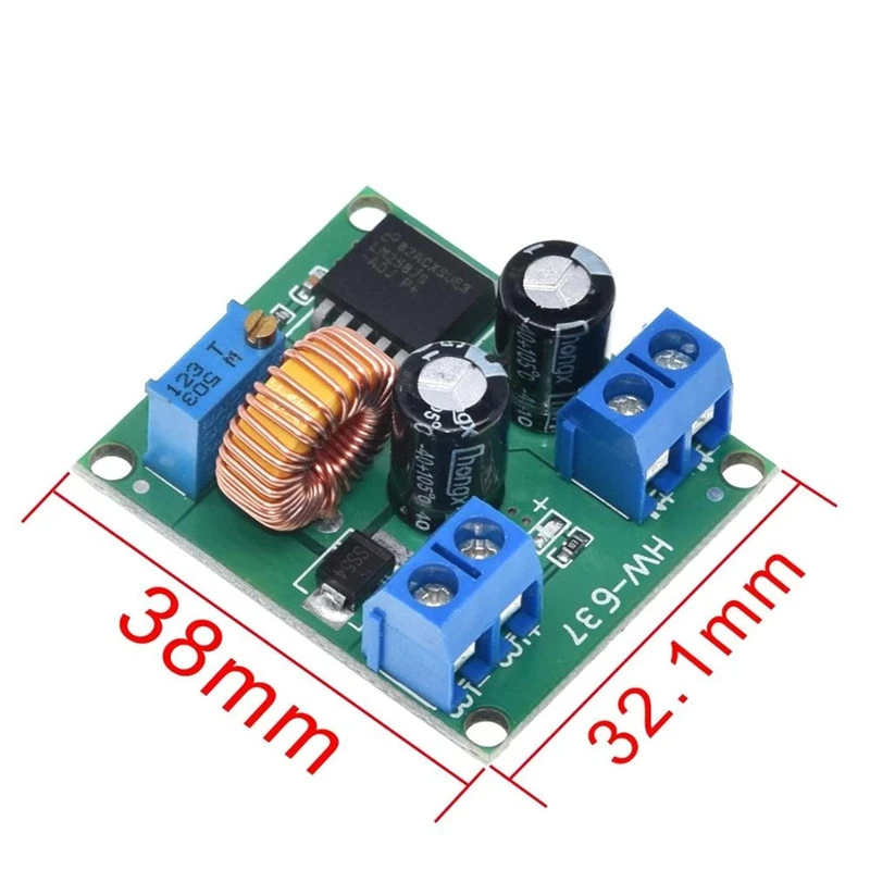 Carte d'alimentation stabilisée à haute puissance, module de suralimentation réglable CC, LM2587, 3V, 5V, 12V à 19V, 24V, 30V, 36V