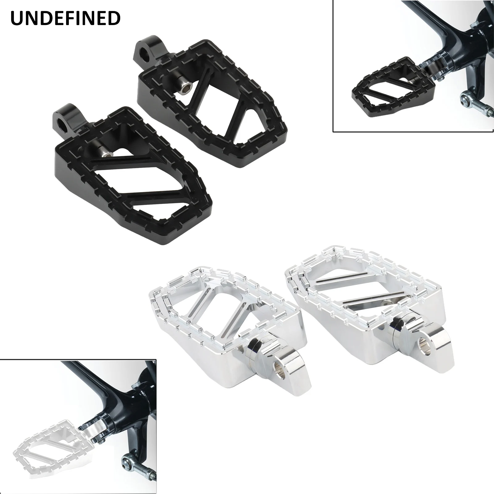 

Motorcycle Foot Pegs Riot Footrest Pedals For Harley Touring Street Glide Sportster XL 883 1200 Dyna Low Rider Softail Fat Boy