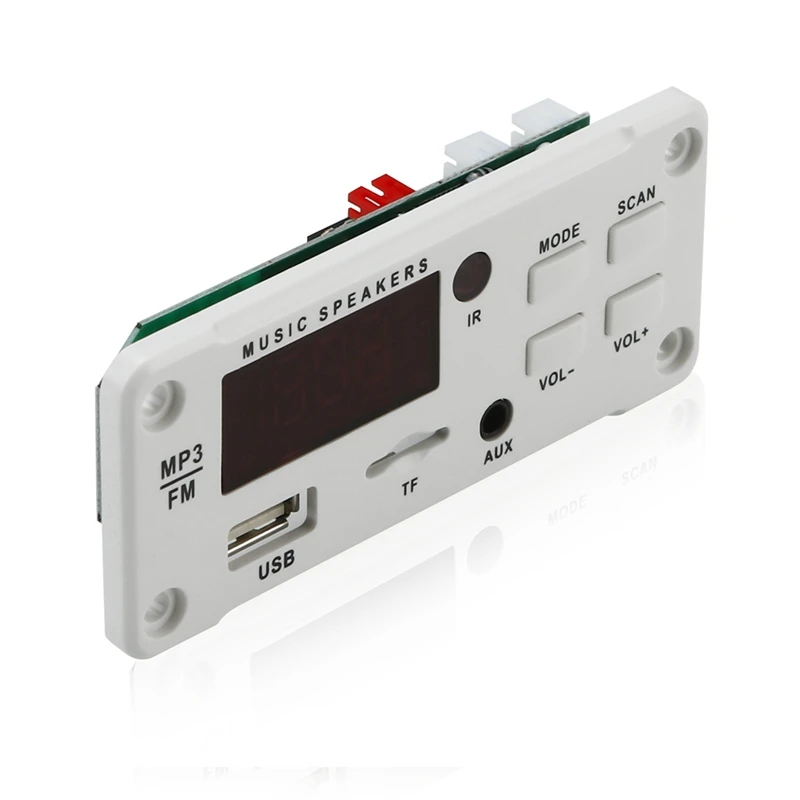 لوحة فك MP3 للسيارة ، متوافق مع بلوتوث ، وحدة راديو FM ، USB AUX ، مشغل WMA ، 50 واط ، 5 فولت-12 فولت