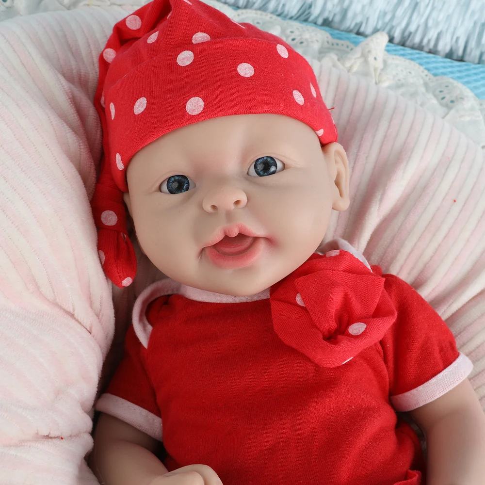 15 Inch 38cm Realistic Newborn Bebe Dolls Lifelike Reborn Silicone Baby Doll