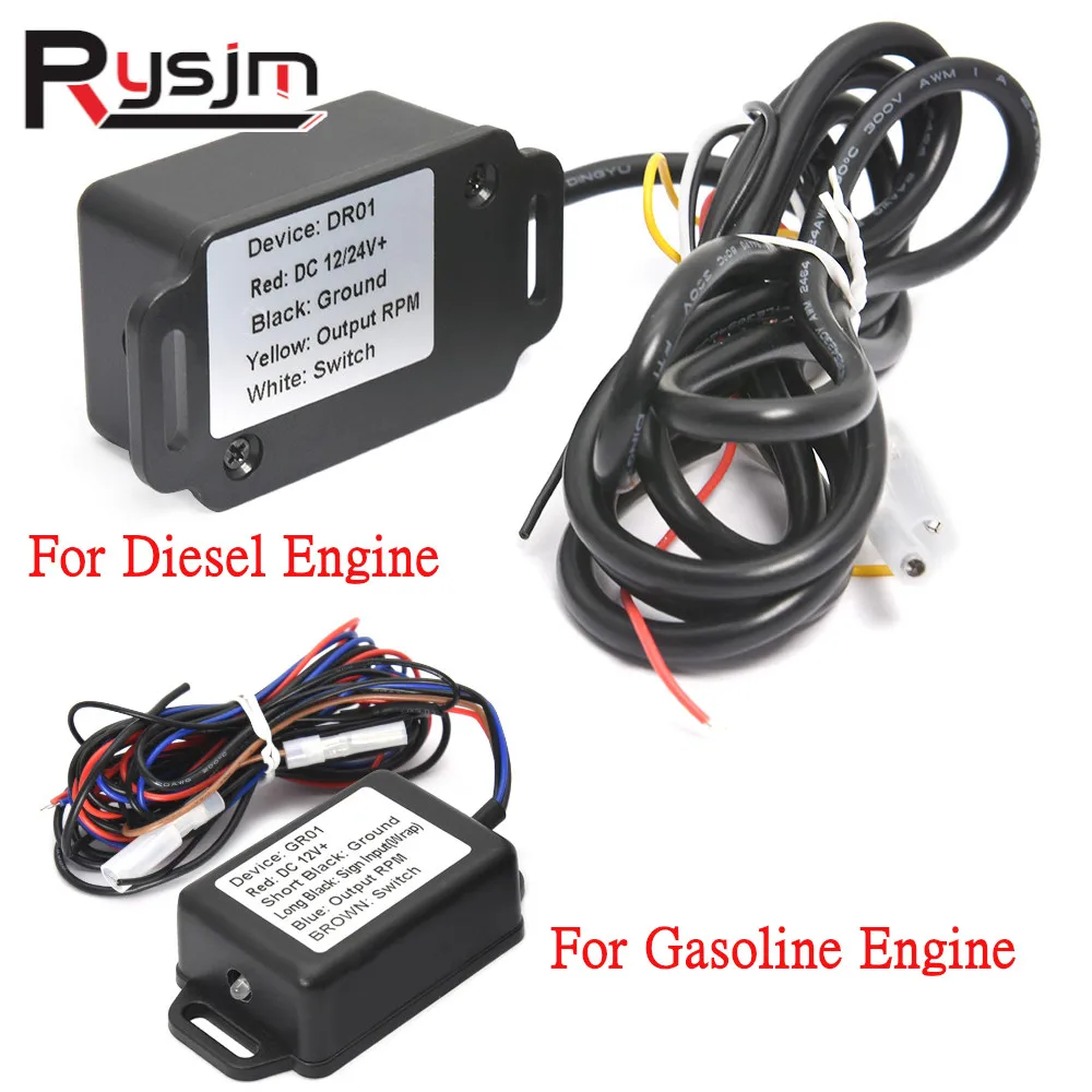 Waterproof Diesel Petrol Engine Tacho RPM Signal Adapter Tachometer Sensor Alternator 4 Pulse per Round 12V/24V Available