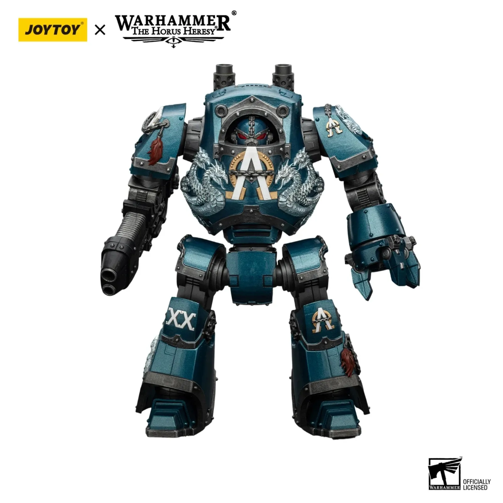 JOYTOY Warhammer 40K Alpha Legion Contemptor Dreadnought Figurka Model do Składania Kolekcjonerski