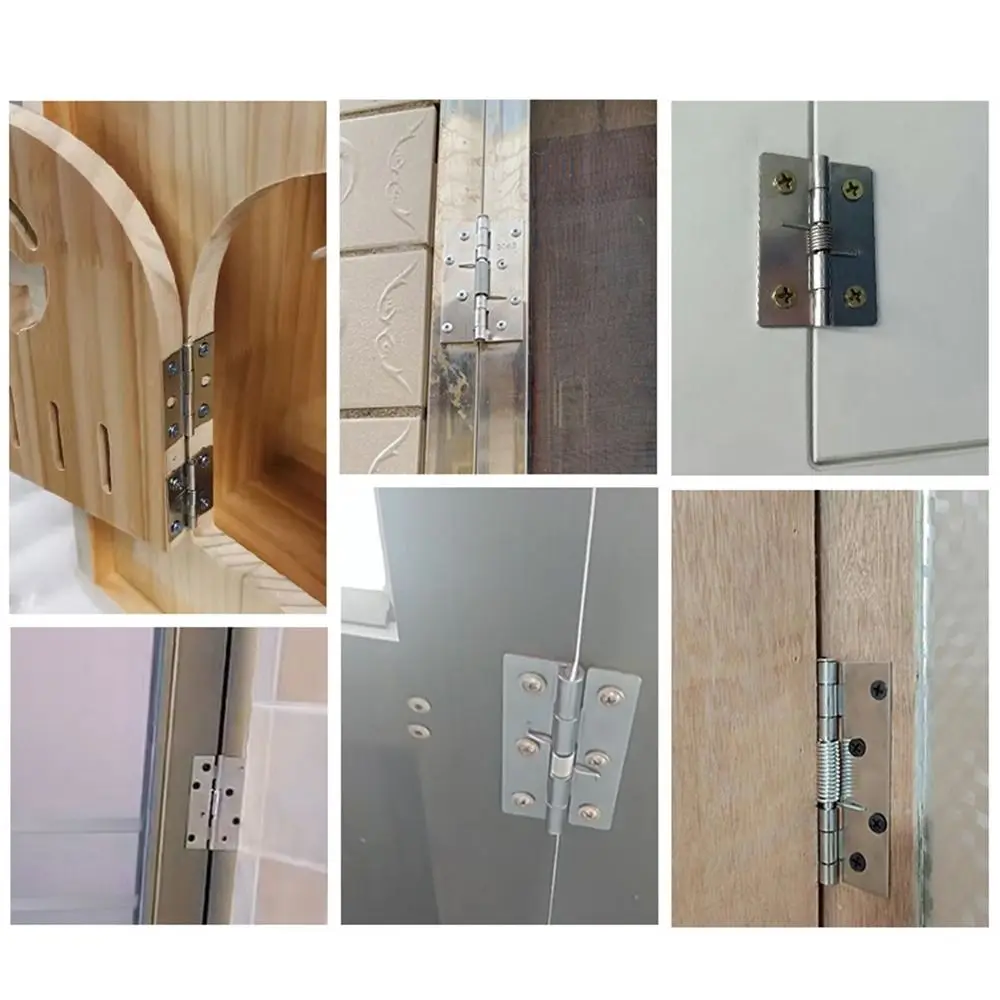 Loop Automatic Rebound with Spring Furniture Supplies Window Accessories Cross Hinge Door Hinges