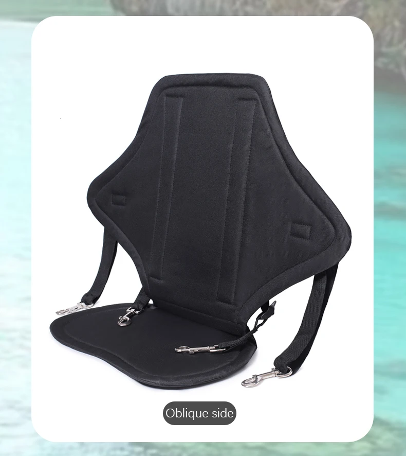 Sup Surfboard Kanu Rafting Boot Kajak Sitzkissen Rückenlehne Outdoor Bootzubehör mit Aufbewahrungstasche Sitz – Detail 10