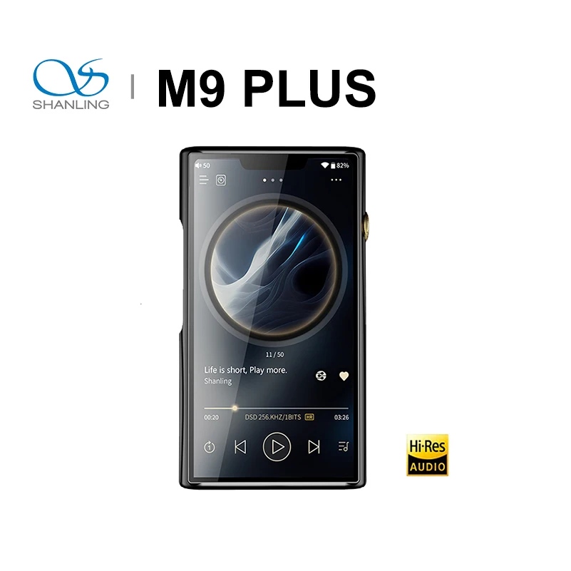 

SHANLING M9 PLUS Flagship High-End Android Portable Music Player Hi-Res Quad K4A499EX Dual AK4191 DAC chips DSD1024 PCM1536