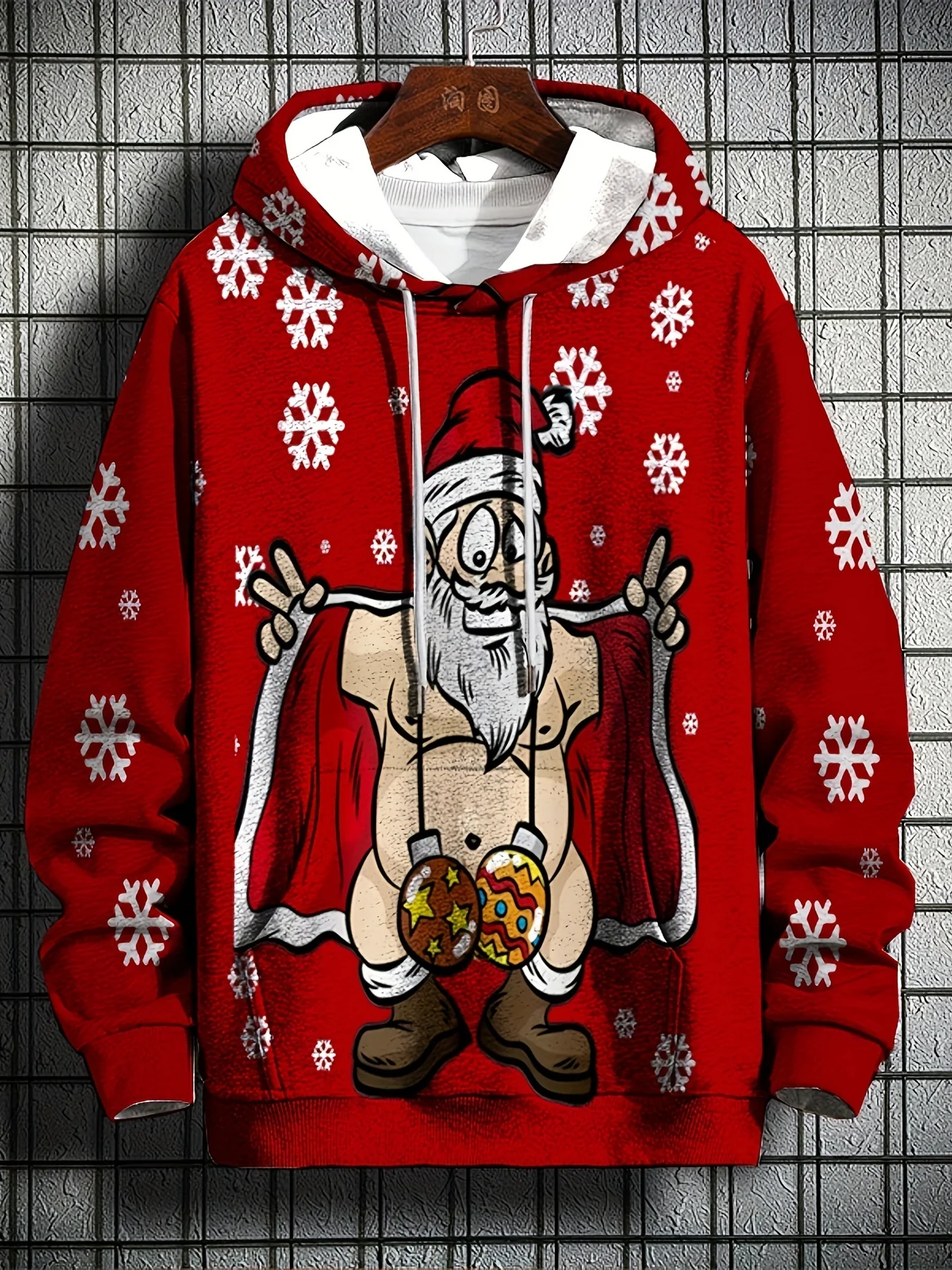 

Autumn Fashion New Year Christmas Jersey Santa Claus Funny Pattern Men Hoodie Christmas Leisure Harajuku Y2k Sweatshirts Clothes
