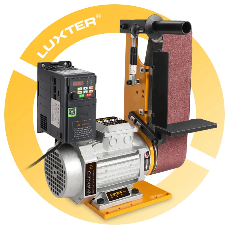 LUXTER Bandschuurmachine 1,5 kW slijpmachine Bench Grinder Sander
