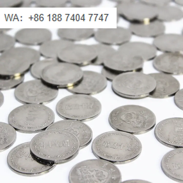 Custom Zinc Alloy Silver Plated Coin Medallion, Supermarket Shopping Coin and Console Metal Token Commemorative Coin