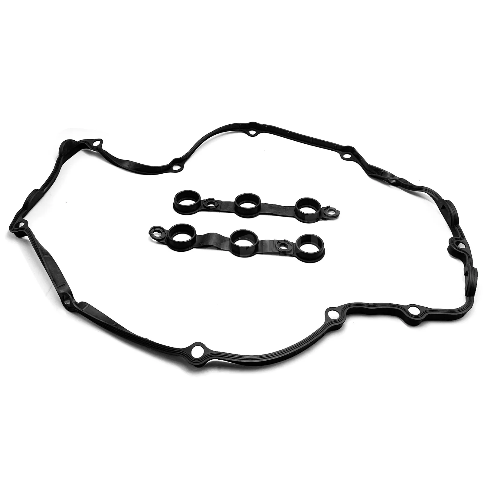 ZOOMKEY Fit For Valve Cover Gasket Set For BMW E46 E39 E83 E85 E53 320I 325I 330I 525I X3 X5 Z4 11120030496 VS50631R 15-33077-02