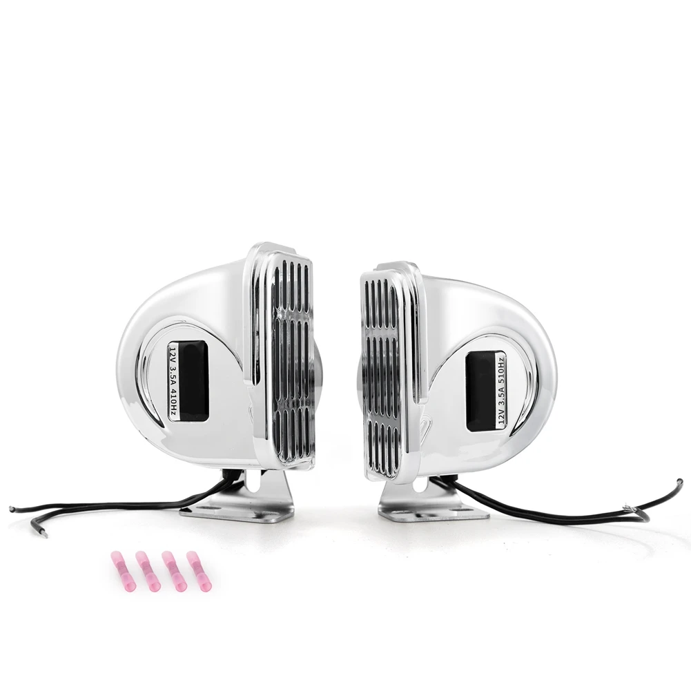 Super Loud 12V Marine Snail Electric Horn 304 Stainless Steel Car Horn Waterproof Warning Device For Speedboat