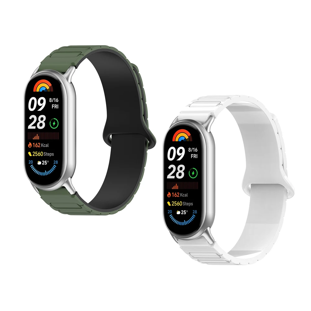 Magnetyczna opaska sportowa dla mężczyzn Wome 12mm Quick Release Silikonowa pętla magnetyczna Pasek na nadgarstek Akcesoria do smartwatcha