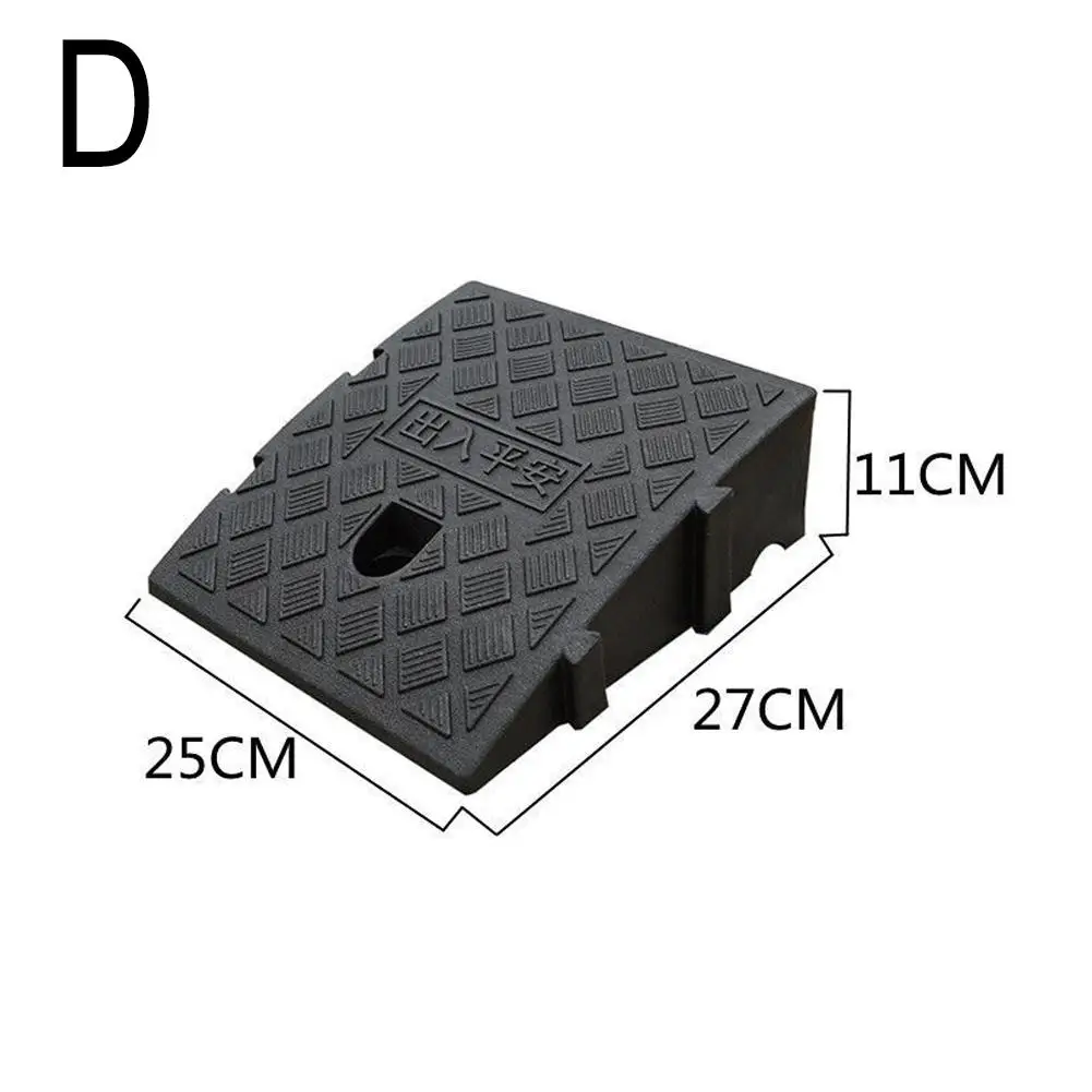 Zware Oprit Ramps7/13cm Hoogte Draagbare Anti-Slip Auto Wiel Chock Set Drempel Oprit voor vrachtwagen Trailer Motor Garage