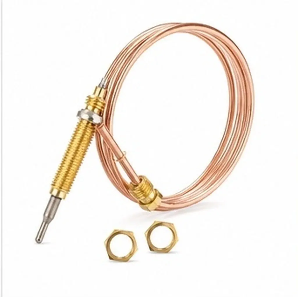 Professional Wear-Resistant Thermocouple Sensor for Stove Fireplace Grill Heater Replacement Outdoor Thermocouple Universal
