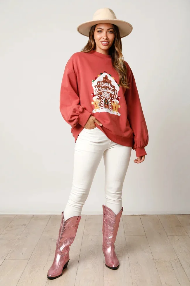 

New Women's Christmas Tree Pattern Sweatshirt O-Neck Pullover Tops Sweet Sequined Thin Top Fashion Long Sleeve Sweatshirt Women