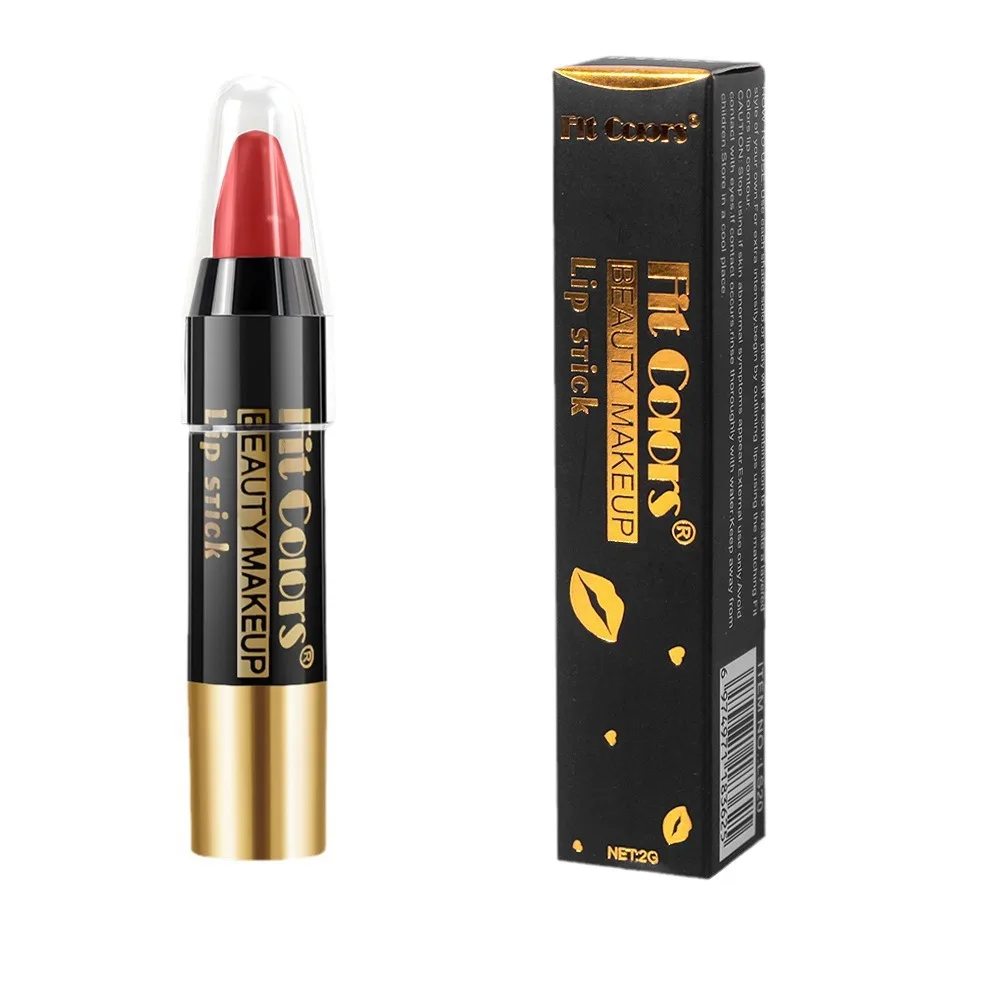 Feuchtigkeitsspendende Kreide Lippenstift Spiegel Solide Lip Gloss Stick Samt Dauerhafte Nicht Stick Tasse Lip Glasur Wasserdicht Gelee Lippen Liner Stift